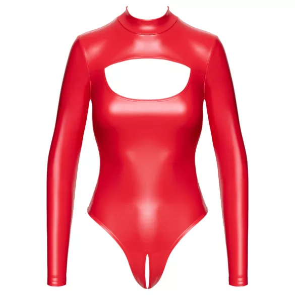 Noir - bodystocking - blank finish - rød