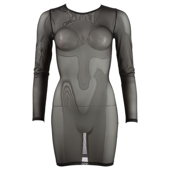 Cottelli - gennemsigtig kjole - sort