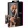 Cottelli Plus Size - Skinnende Kjole med Blonder (Sort) - XXXL