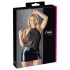 Cottelli - Skinnende chiffonkjole (sort) - L