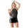 Cottelli - Skinnende chiffonkjole (sort) - XL