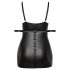 Cottelli Plus Size - kjole med manchet (sort)