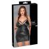 Cottelli Plus Size - kjole med manchet (sort)