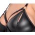 Cottelli Plus Size - kjole med manchet (sort) - 2XL