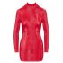 Cottelli - Rød snakeskin minikjole - M