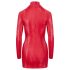 Cottelli - Rød snakeskin minikjole - M