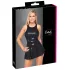 Cottelli - minikjole med laklook (sort) - M