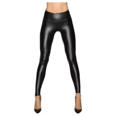 Noir - leggings - blankt look - sort