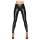 Noir - lang, skinnende leggings (sort) - L