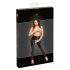 Noir - åbne, skinnende leggings (sort)