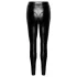 Noir - lange leggings - blank - sort