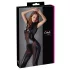 Cottelli - kortærmet catsuit - blank - sort - L