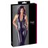 Cottelli Party - skinnende catsuit (sort)