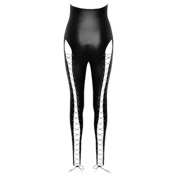 Cottelli Party - halterneck snørebånd jumpsuit (sort) - M