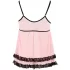 Cottelli - babydoll - blonde flæser - sort
