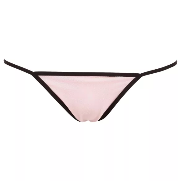 Cottelli - babydoll - blonde flæser - sort - XXL