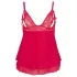 Cottelli Plus Size - babydoll - blonde - rød - plus size lingeri