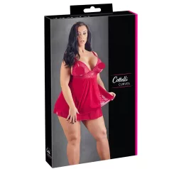  Cottelli Plus Size - babydoll - blonde - rød - plus size lingeri - XL