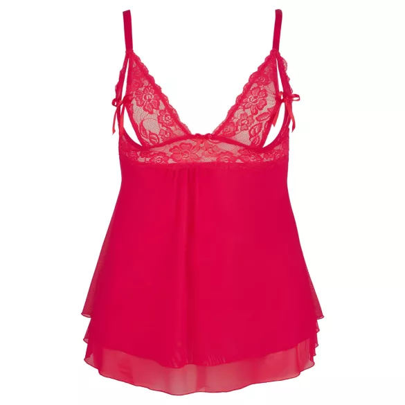 Cottelli Plus Size - babydoll - blonde - rød - plus size lingeri - 2XL