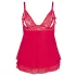 Cottelli Plus Size - babydoll - blonde - rød - plus size lingeri - 2XL