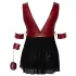 Cottelli Bondage Plus Size - babydoll (rød)