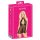 Kysseklar - halsbånd, blonde babydoll (sort) - L/XL