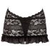 Cottelli - Sort blonde minikjole med halsbånd - M
