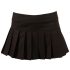 Cottelli - Plisseret mininederdel (sort) - XL
