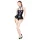 Black Level - wetlook body - justerbar halsbånd - sort - M