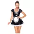 Black Level - lakeret stuepige-kjole (sort) - M