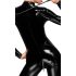 Noir - lynlås jumpsuit med lange ærmer (sort) - L