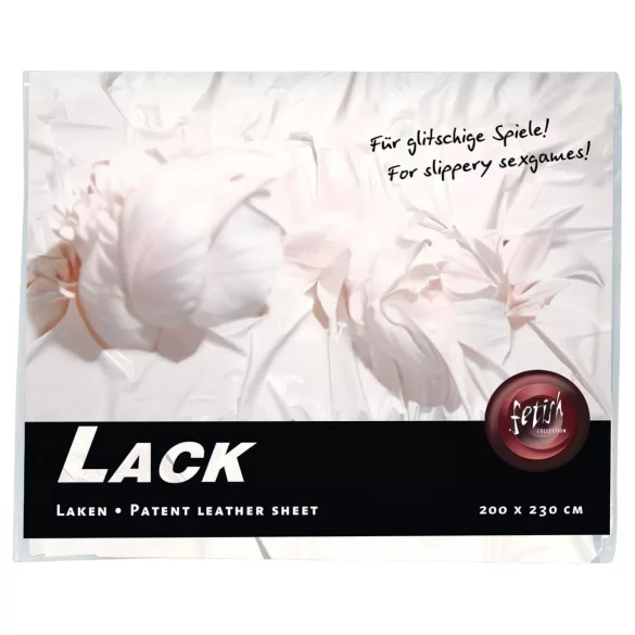 Fetish - Lak lagen - 200x230 cm (hvid)