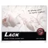 Fetish - Lak lagen - 200x230 cm (hvid)
