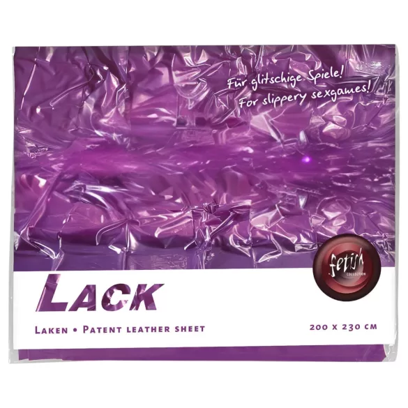 Fetish - Lak lagen - 200x220 cm (lilla)