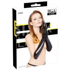 Black Level - lakk handsker - sort - blank