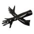 Black Level - skinnende lakerede handsker (sort)
