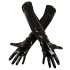 Black Level - skinnende lakerede handsker (sort)