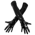 Black Level - lakk handsker - sort - blank