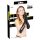Black Level - skinnende lakerede handsker (sort) - M