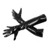 Black Level - lakk handsker - sort - blank - XL