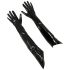 Black Level - Ekstra lange lakhandsker (sort) - M