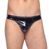 Black Level - herre tanga - klassisk lak - sort