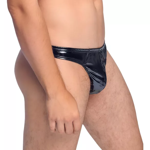 Black Level - herre tanga - klassisk lak - sort