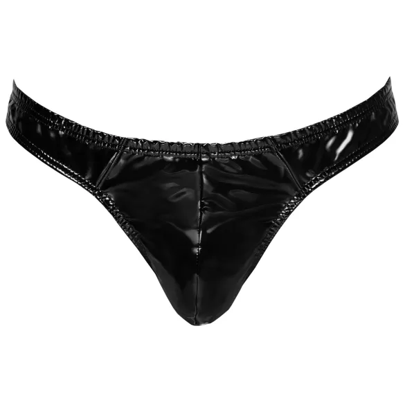 Black Level - herre tanga - klassisk lak - sort - L