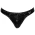 Black Level - herre tanga - klassisk lak - sort - L