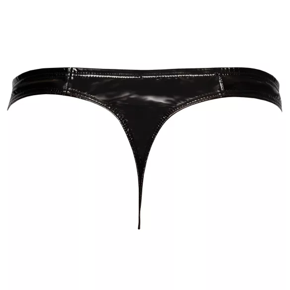 Black Level - herre tanga - klassisk lak - sort - L
