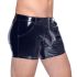 Black Level - lak-shorts med sidelommer (sort)