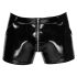 Black Level - lak-shorts med sidelommer (sort)