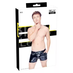 Black Level - herreshorts med sidelomme - lak - sort - M