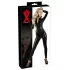 Late X - latex catsuit - kattekvindedragt (sort) - S